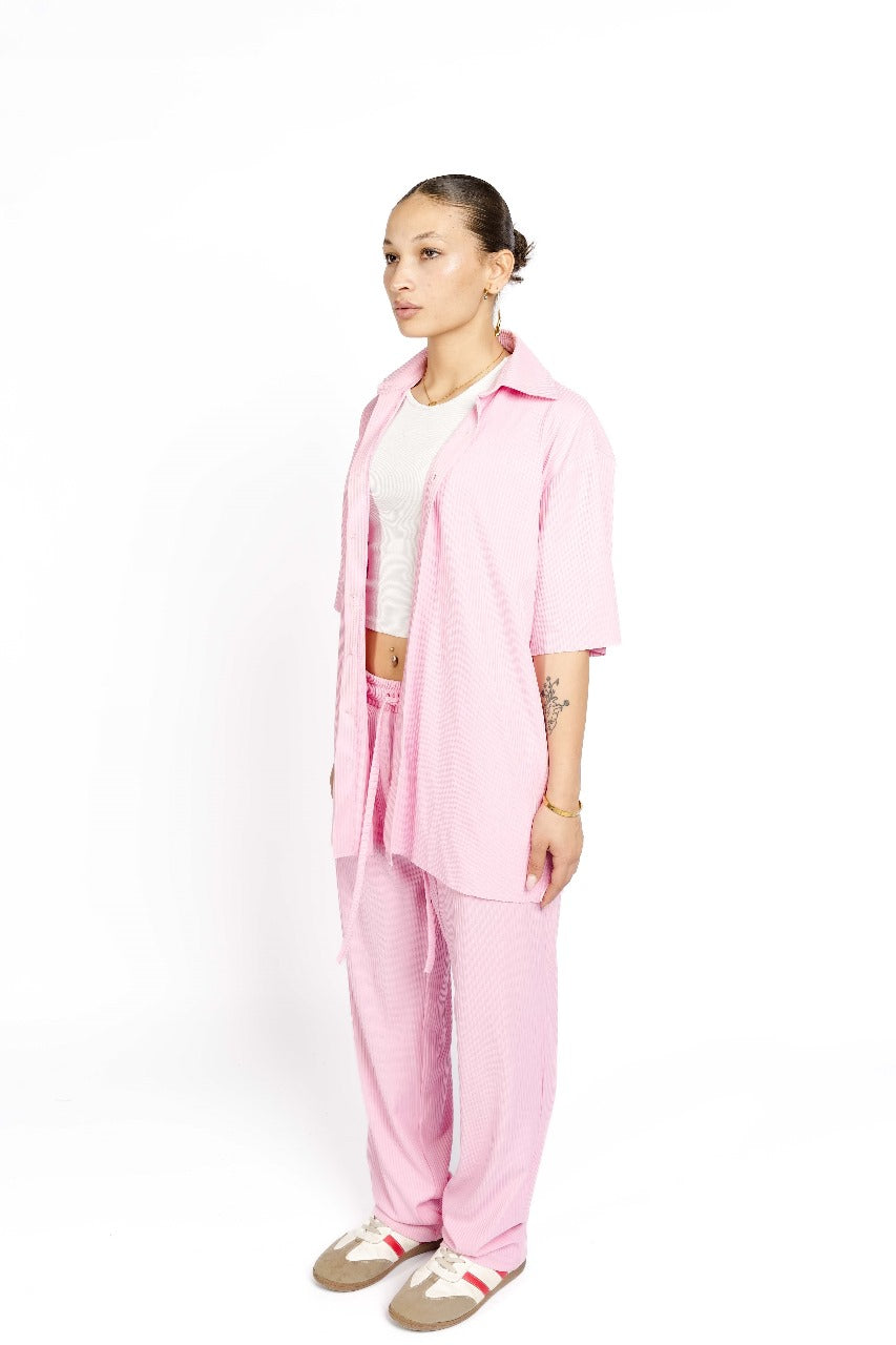 PINK STRIPPED SET