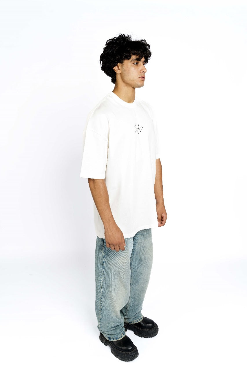 WHITE OWN YOUR MOMENT TEE