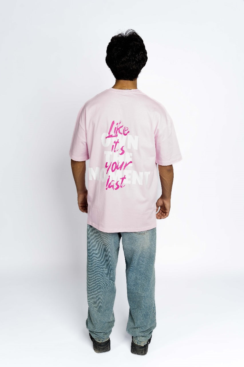 PINK OWN YOUR MOMENT TEE