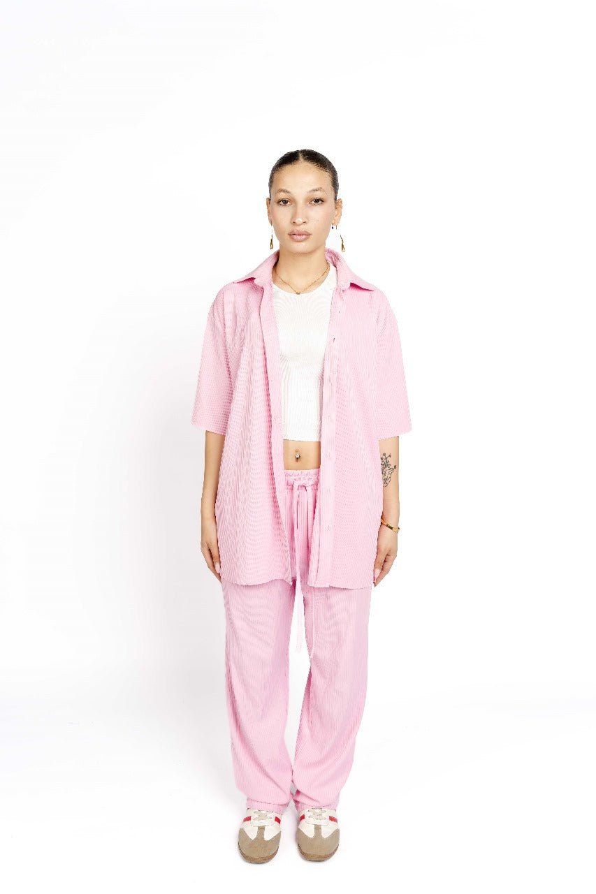 PINK STRIPPED SET