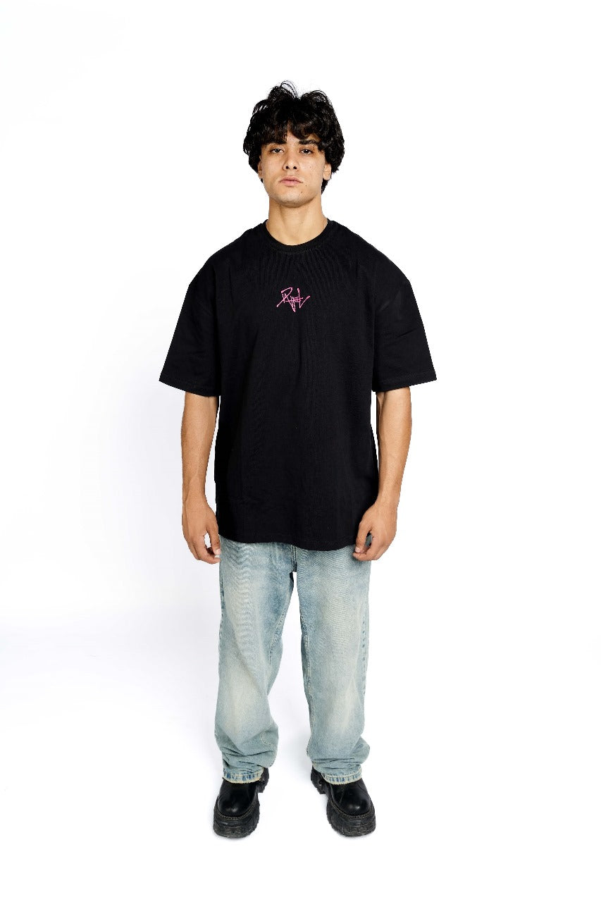 BLACK OWN YOUR MOMENT TEE