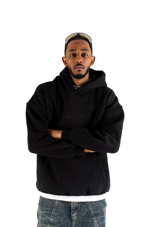 Black Don't Get Lost Oversized Hoodie