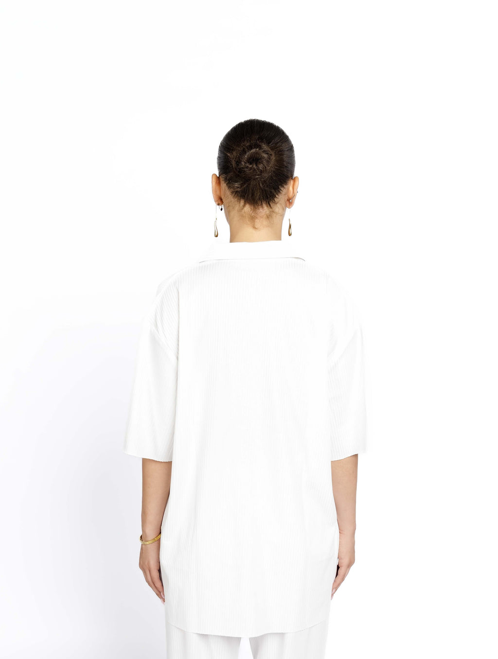 WHITE STRIPPED SHIRT