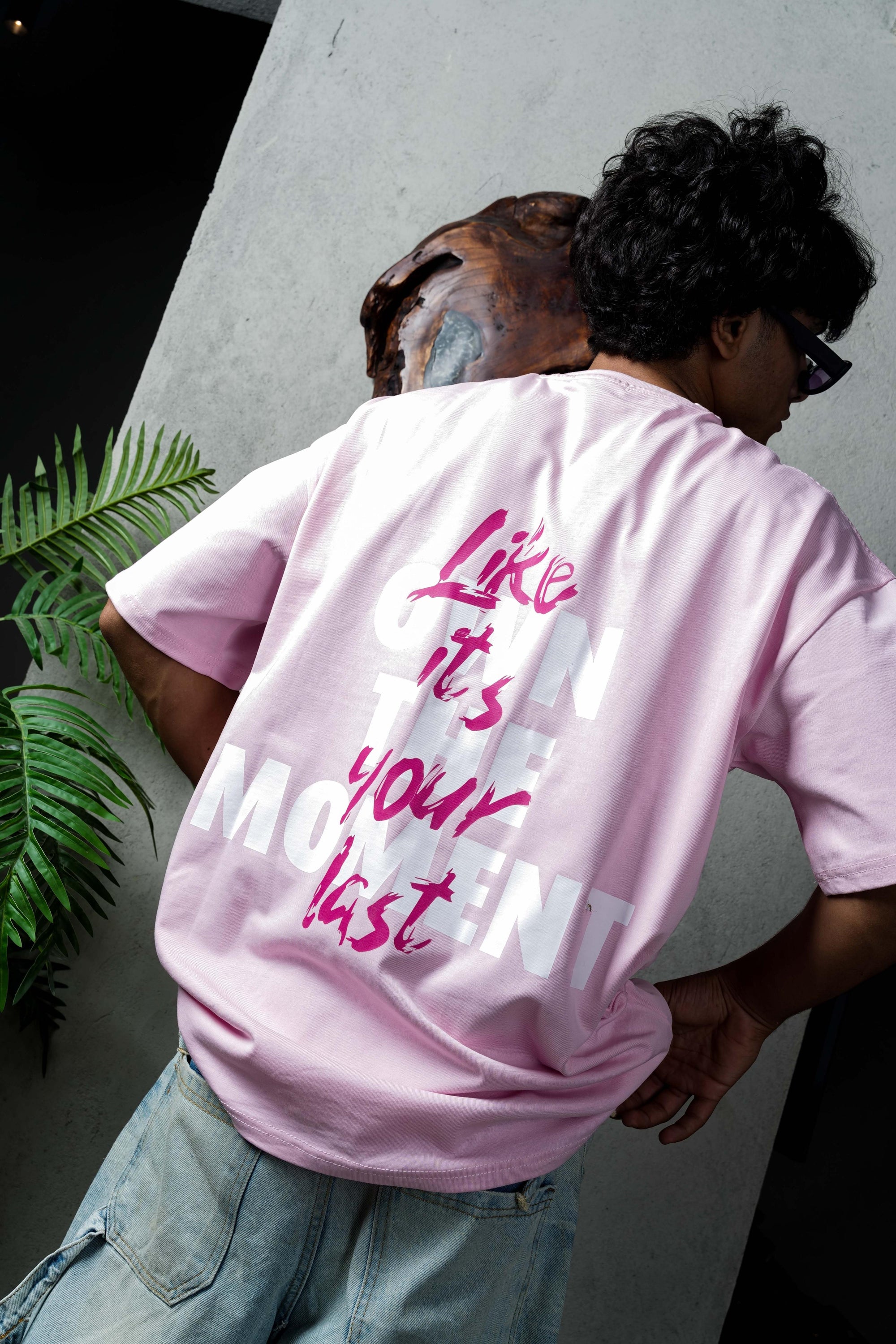 PINK OWN YOUR MOMENT TEE