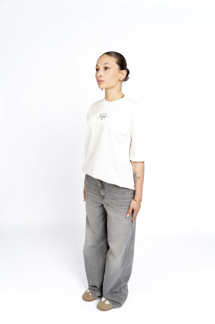WHITE OWN YOUR MOMENT TEE
