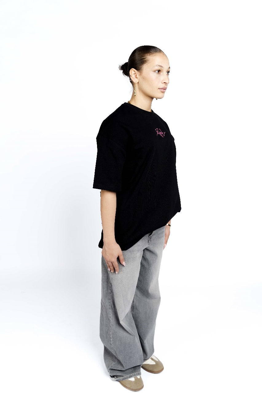 BLACK OWN YOUR MOMENT TEE
